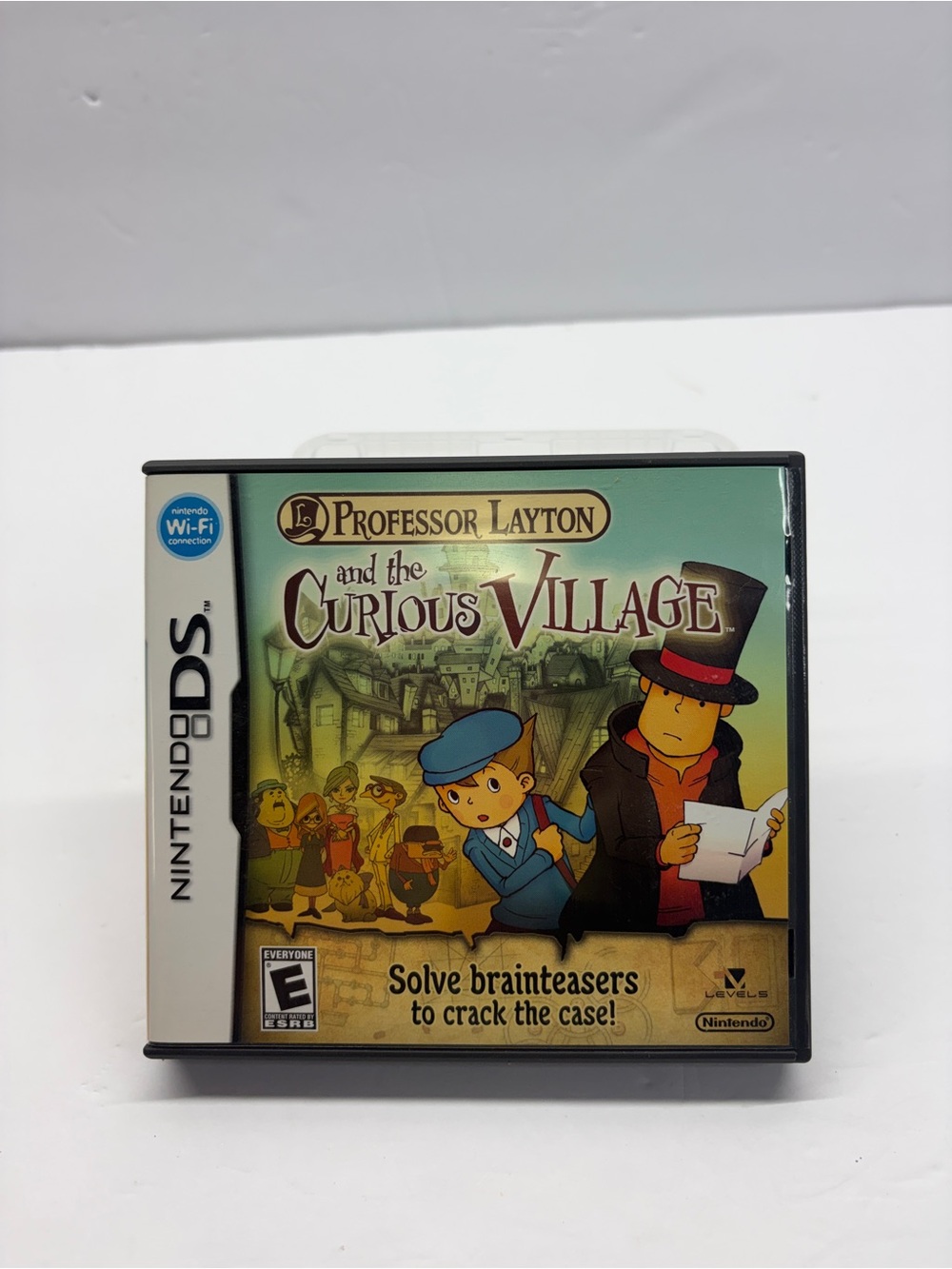 Professor Layton Curious Village Nintendo DS Complete CIB Retro Game